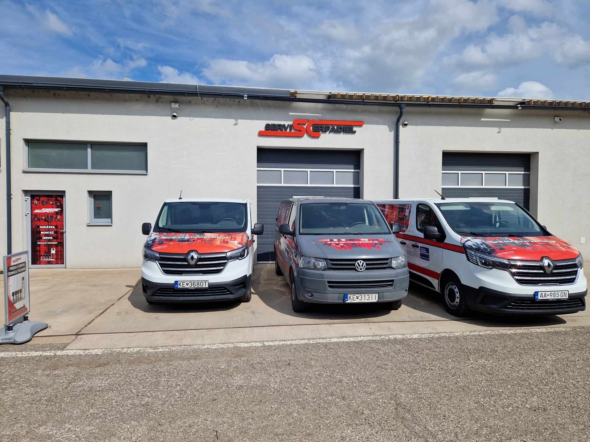 Servis čerpadiel v teréne